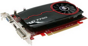 PowerColor Radeon HD 7750 got 1 GB DDR3 memory